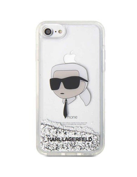 Karl Lagerfeld Glitter Karl& 39 s Head dėklas, skirtas iPhone 7 / 8 / SE 2020 / SE 2022 - sidabras Karl Lagerfeld Glitter Karl& 39 s Head dėklas, skirtas iPhone 7 / 8 / SE 2020 / SE 2022 - sidabras
