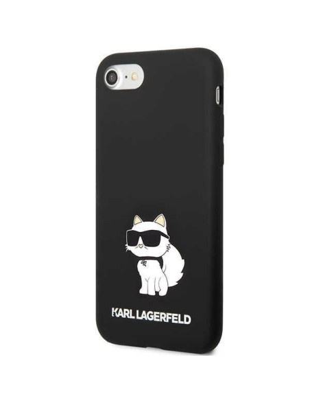 Karl Lagerfeld silikoninis Choupette dėklas, skirtas iPhone 7 / 8 / SE 2020 / SE 2022 – juodas Karl Lagerfeld silikoninis Choupette dėklas, skirtas iPhone 7 / 8 / SE 2020 / SE 2022 – juodas