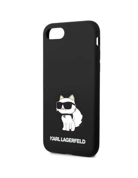 Karl Lagerfeld silikoninis Choupette dėklas, skirtas iPhone 7 / 8 / SE 2020 / SE 2022 – juodas Karl Lagerfeld silikoninis Choupette dėklas, skirtas iPhone 7 / 8 / SE 2020 / SE 2022 – juodas