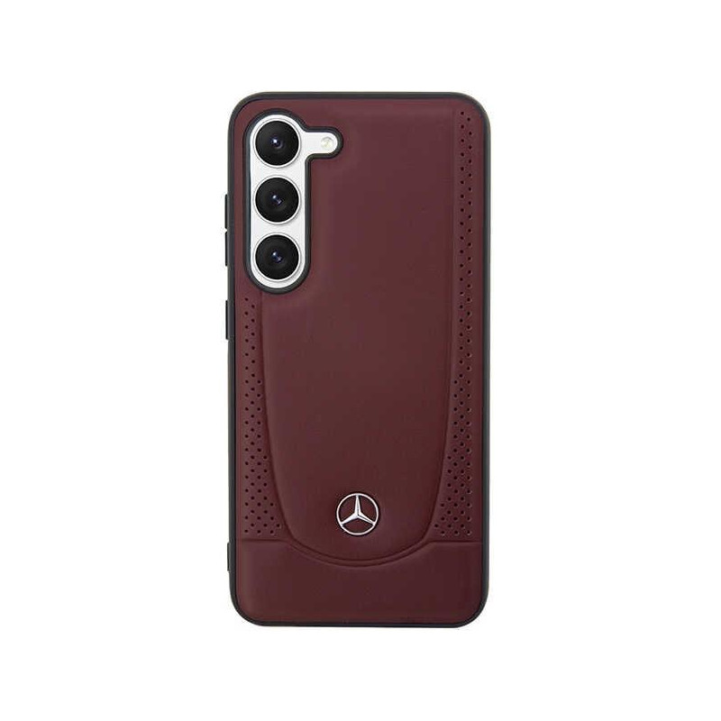 Mercedes Leather Urban Bengale dėklas Samsung Galaxy S23+ - raudonas