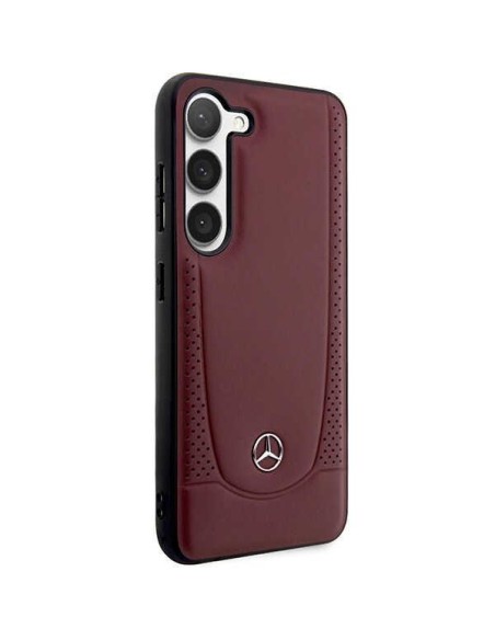 Mercedes Leather Urban Bengale dėklas Samsung Galaxy S23+ - raudonas Mercedes Leather Urban Bengale dėklas Samsung Galaxy S23+ - raudonas