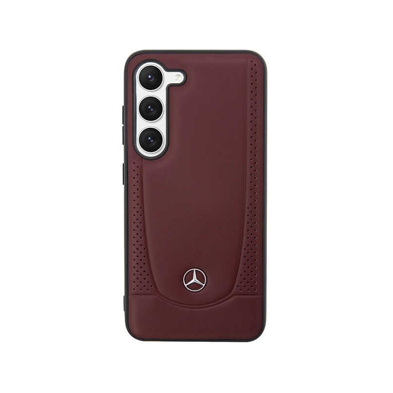 Mercedes Leather Urban Bengale dėklas Samsung Galaxy S23 - raudonas