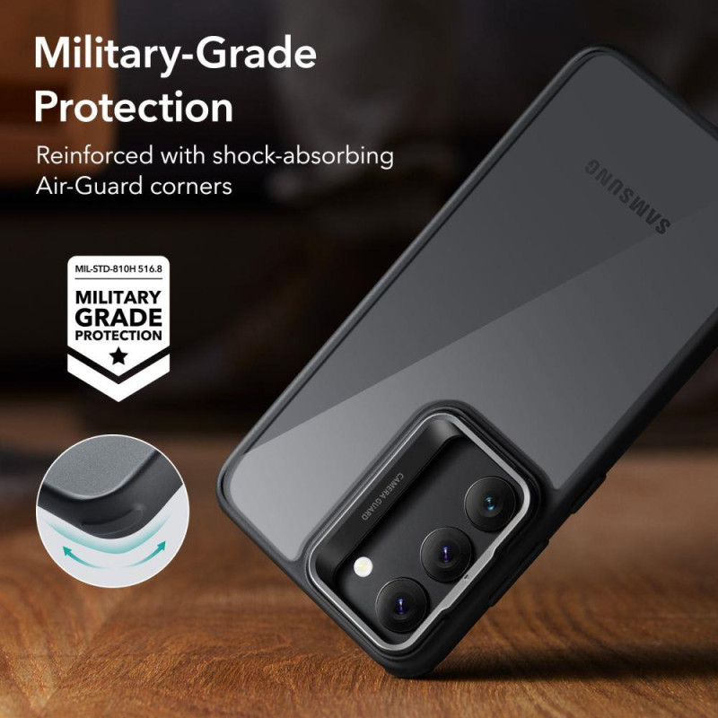 ESR Classic Kickstand dėklas, skirtas Samsung Galaxy S23+ - skaidrus ir juodas