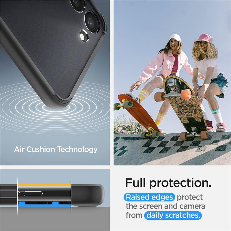 Spigen Ultra Hybrid dėklas, skirtas Samsung Galaxy S23 - matinė juoda