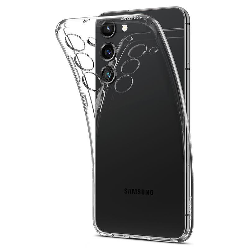 Spigen Skystųjų kristalų dėklas Samsung Galaxy S23 - skaidrus