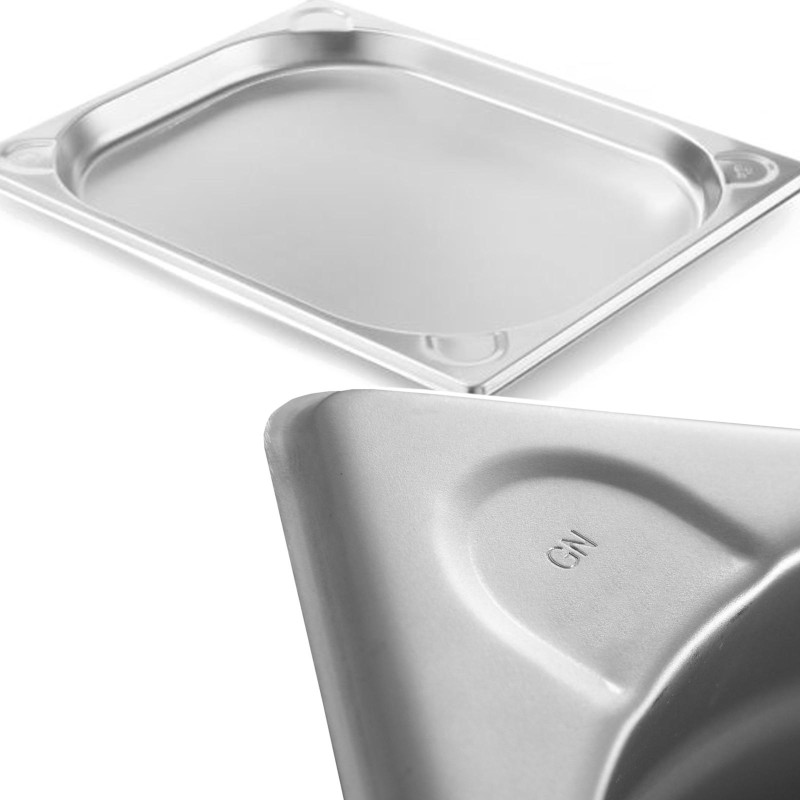 Kitchen Line GN 1/2 plieninis konteineris, aukštis 40 mm - Hendi 806319