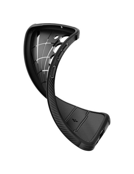 Spigen Rugged Armor dėklas, skirtas Samsung Galaxy S23 - matinė juoda Spigen Rugged Armor dėklas, skirtas Samsung Galaxy S23 - matinė juoda