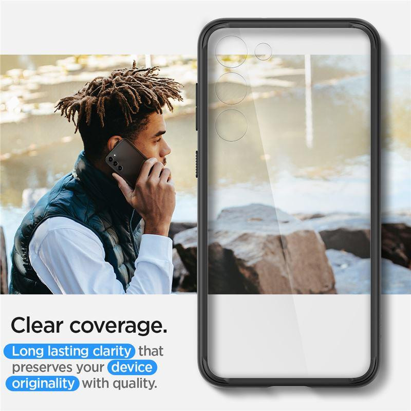 Spigen Ultra Hybrid dėklas, skirtas Samsung Galaxy S23 - matinė juoda