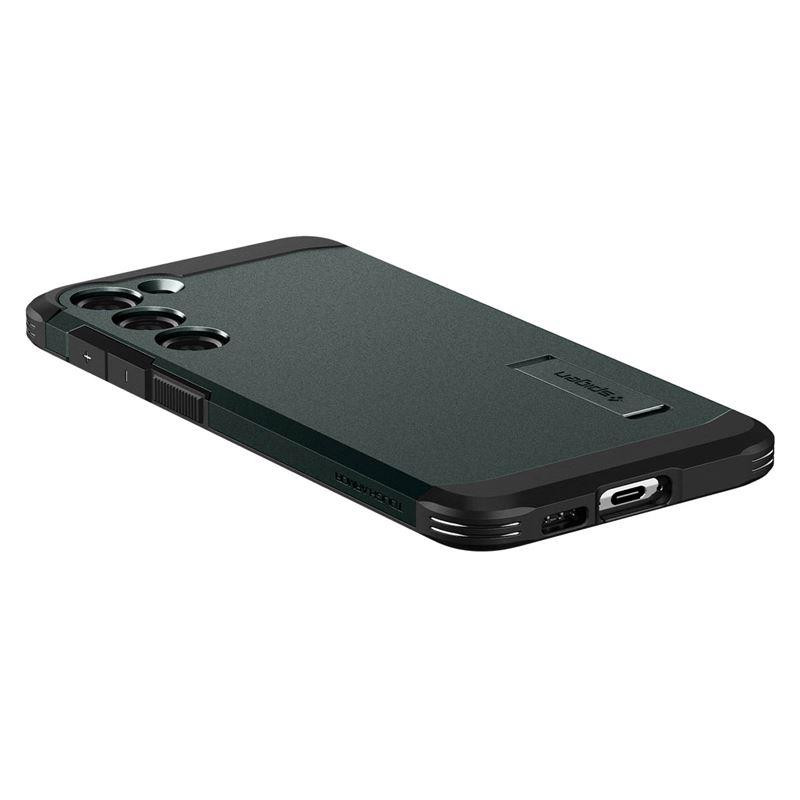 Spigen Tough Armor dėklas Samsung Galaxy S23 - tamsiai žalias