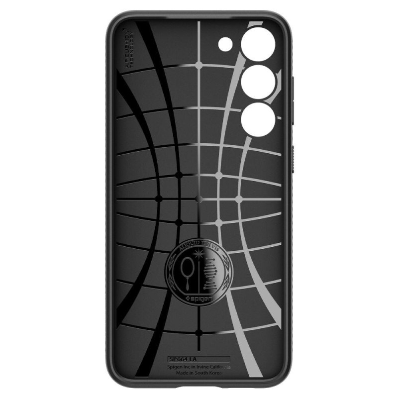Spigen Liquid Air dėklas, skirtas Samsung Galaxy S23+ - matinė juoda