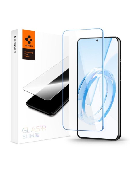 Spigen Glas.tR Plonas grūdintas stiklas, skirtas Samsung Galaxy S23+ Spigen Glas.tR Plonas grūdintas stiklas, skirtas Samsung Galaxy S23+