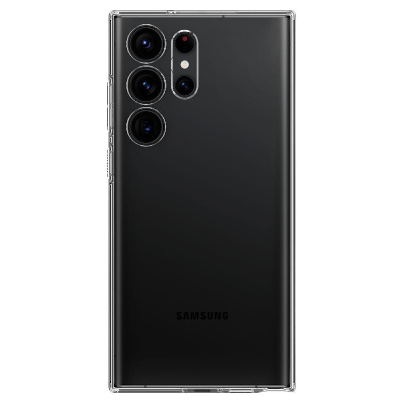 Spigen Skystųjų kristalų dėklas, skirtas Samsung Galaxy S23 Ultra - skaidrus