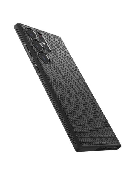 Spigen Liquid Air dėklas, skirtas Samsung Galaxy S23 Ultra - matinė juoda Spigen Liquid Air dėklas, skirtas Samsung Galaxy S23 Ultra - matinė juoda