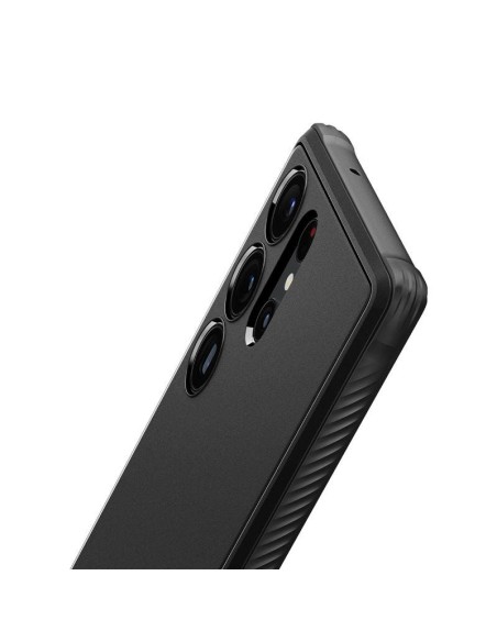 Spigen Rugged Armor dėklas, skirtas Samsung Galaxy S23 Ultra - matinė juoda Spigen Rugged Armor dėklas, skirtas Samsung Galaxy S23 Ultra - matinė juoda