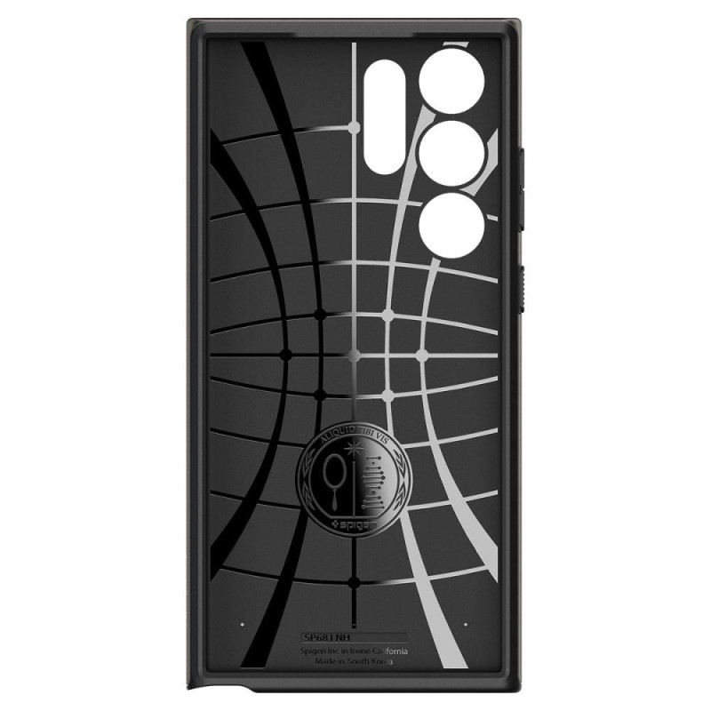 Spigen Neo Hybrid dėklas Samsung Galaxy S23 Ultra - metalinis pilkas