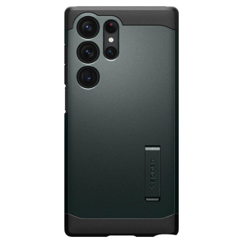 Spigen Tough Armor dėklas Samsung Galaxy S23 Ultra - tamsiai žalias