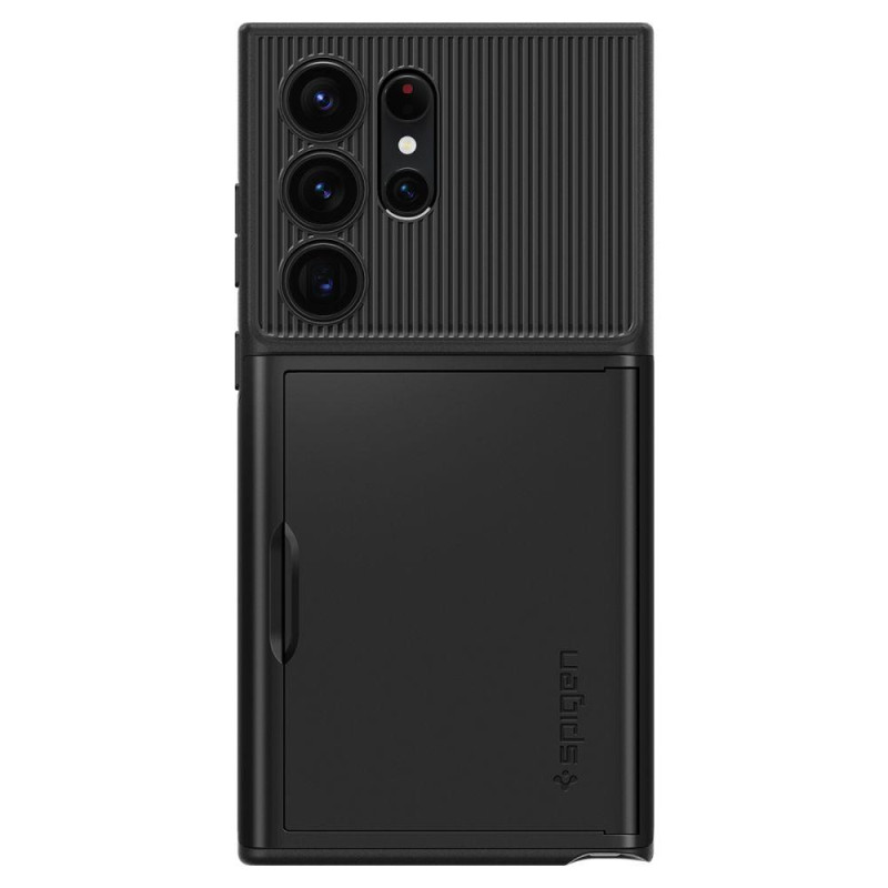 Spigen Slim Armor CS dėklas, skirtas Samsung Galaxy S23 Ultra - juodas