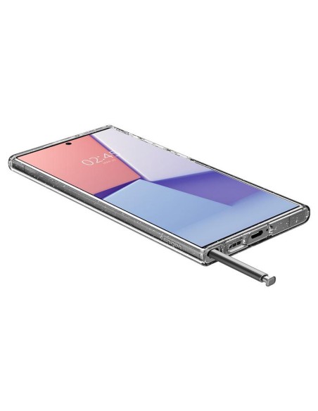 Spigen Skystųjų kristalų dėklas Samsung Galaxy S23 Ultra - skaidrus ir blizgantis Spigen Skystųjų kristalų dėklas Samsung Galaxy S23 Ultra - skaidrus ir blizgantis