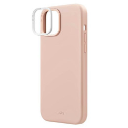 UNIQ Lino Hue Magclick įkrovimo dėklas iPhone 14 - rožinis