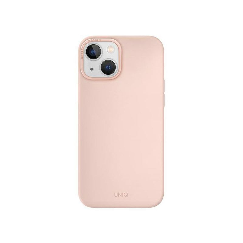 UNIQ Lino Hue Magclick įkrovimo dėklas iPhone 14 Plus - rožinis