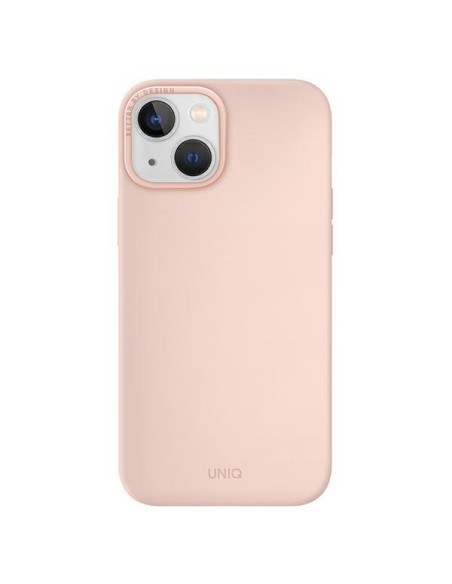UNIQ Lino Hue Magclick įkrovimo dėklas iPhone 14 Plus - rožinis UNIQ Lino Hue Magclick įkrovimo dėklas iPhone 14 Plus - rožinis