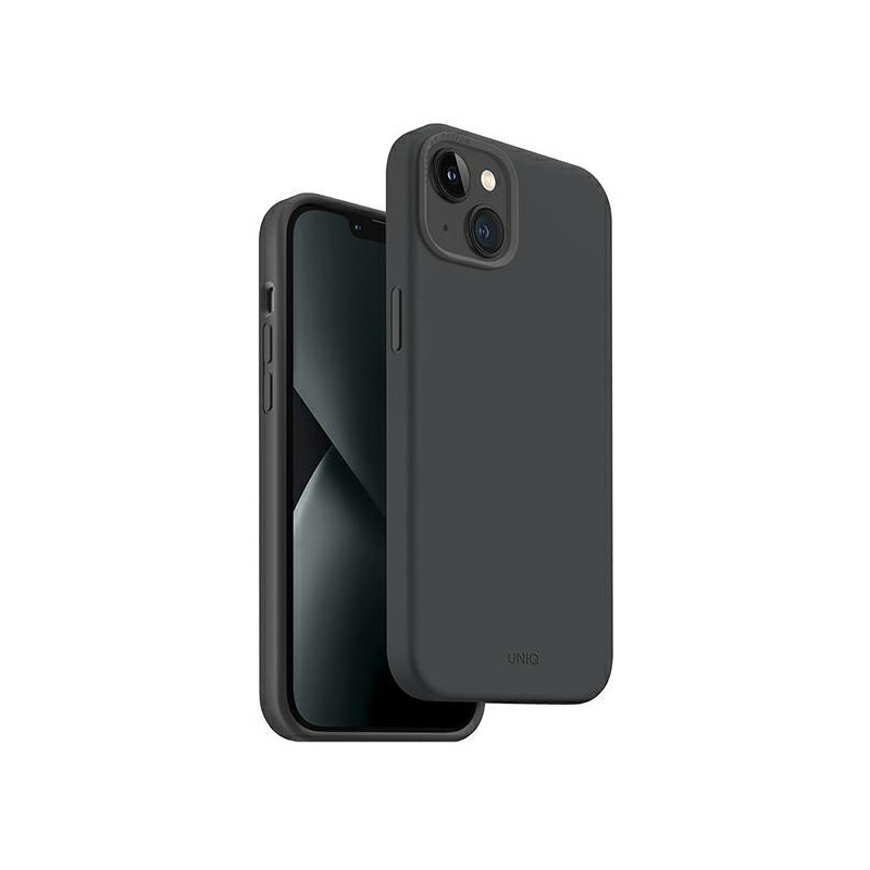 UNIQ Lino Hue Magclick įkrovimo dėklas, skirtas iPhone 14 Plus - pilkas UNIQ Lino Hue Magclick įkrovimo dėklas, skirtas iPhone 14 Plus - pilkas