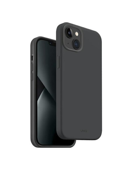 UNIQ Lino Hue Magclick įkrovimo dėklas, skirtas iPhone 14 Plus - pilkas