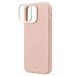 UNIQ Lino Hue Magclick įkrovimo dėklas, skirtas iPhone 14 Pro - rožinis
