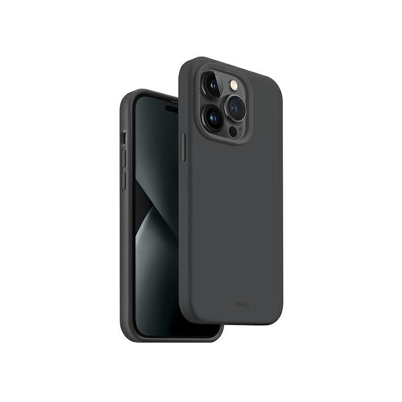 UNIQ Lino Hue Magclick įkrovimo dėklas iPhone 14 Pro - pilkas UNIQ Lino Hue Magclick įkrovimo dėklas iPhone 14 Pro - pilkas