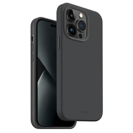 UNIQ Lino Hue Magclick įkrovimo dėklas iPhone 14 Pro - pilkas UNIQ Lino Hue Magclick įkrovimo dėklas iPhone 14 Pro - pilkas