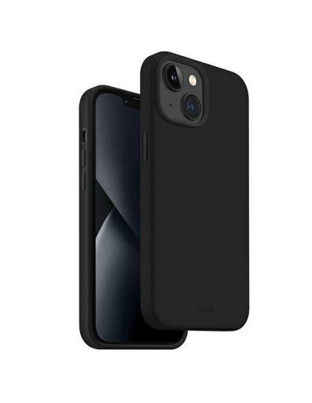 Uniq Lino dėklas iPhone 14 Plus - juodas Uniq Lino dėklas iPhone 14 Plus - juodas