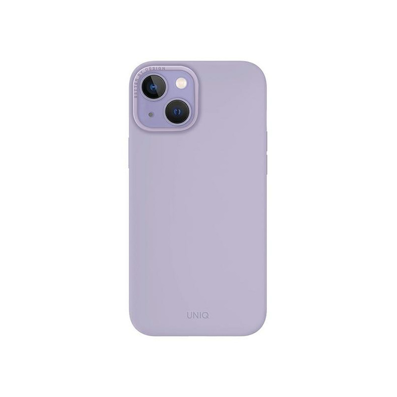 Uniq Lino dėklas iPhone 14 Plus - alyvinė