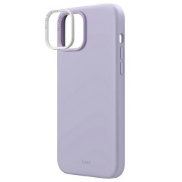 Uniq Lino dėklas iPhone 14 Plus - alyvinė