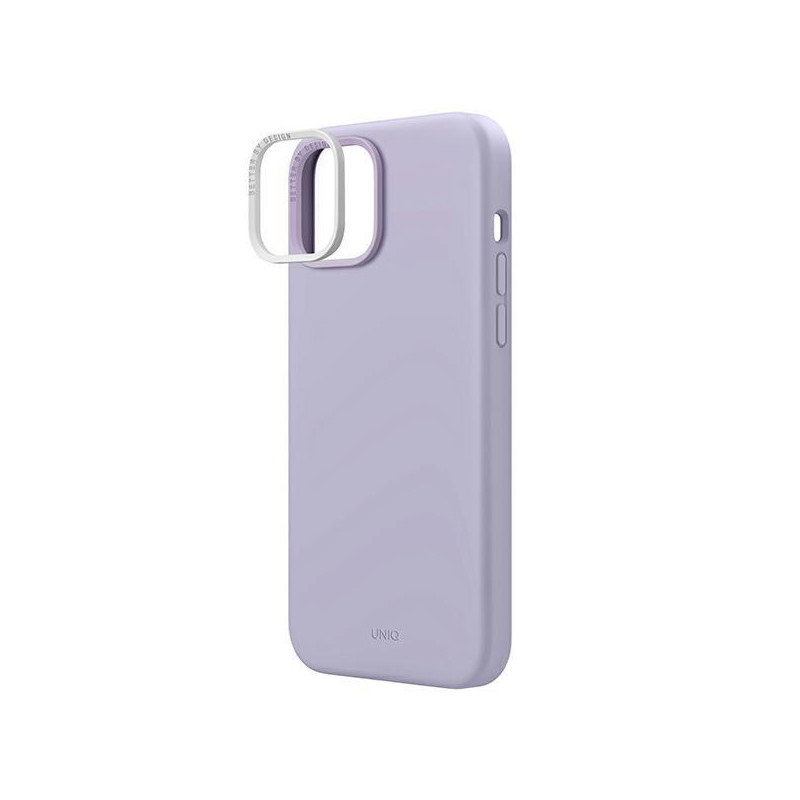 Uniq Lino dėklas iPhone 14 Plus - alyvinė