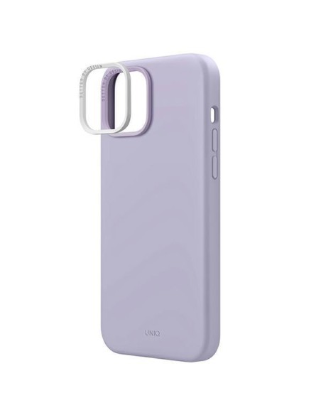 Uniq Lino dėklas iPhone 14 Plus - alyvinė Uniq Lino dėklas iPhone 14 Plus - alyvinė