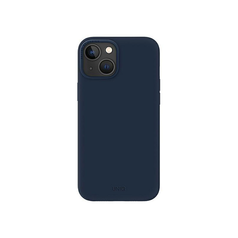Uniq Lino dėklas iPhone 14 Plus - mėlynas