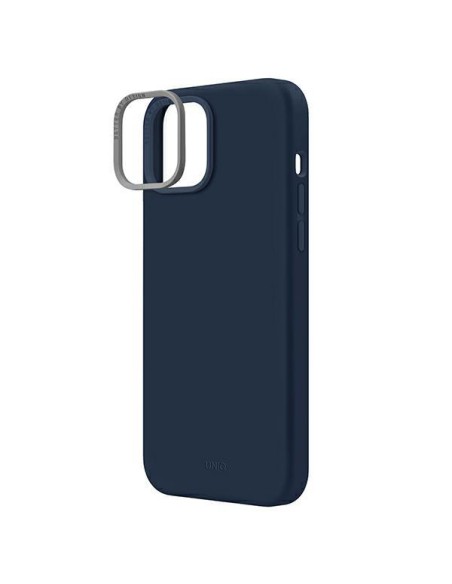 Uniq Lino dėklas iPhone 14 Plus - mėlynas