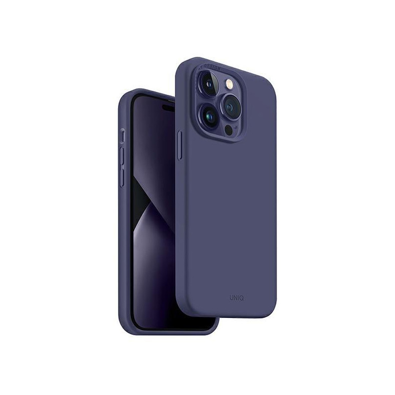 Uniq Lino dėklas, skirtas iPhone 14 Pro Max - violetinė Uniq Lino dėklas, skirtas iPhone 14 Pro Max - violetinė
