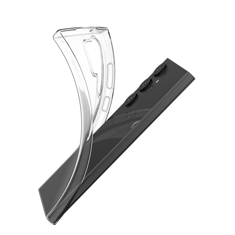 Ultra Clear 0,5 mm dėklas, skirtas Samsung Galaxy S23 Itin plonas dangtelis skaidrus