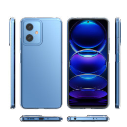 Itin skaidrus 0,5 mm dėklas Xiaomi Poco X5 5G / Redmi Note 12 5G plonas dangtelis, skaidrus