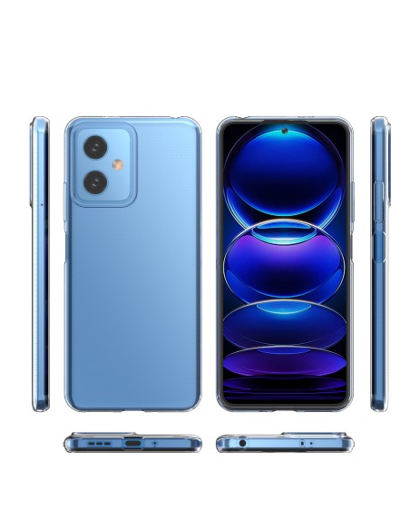 Itin skaidrus 0,5 mm dėklas Xiaomi Poco X5 5G / Redmi Note 12 5G plonas dangtelis, skaidrus Itin skaidrus 0,5 mm dėklas Xiaomi Poco X5 5G / Redmi Note 12 5G plonas dangtelis, skaidrus