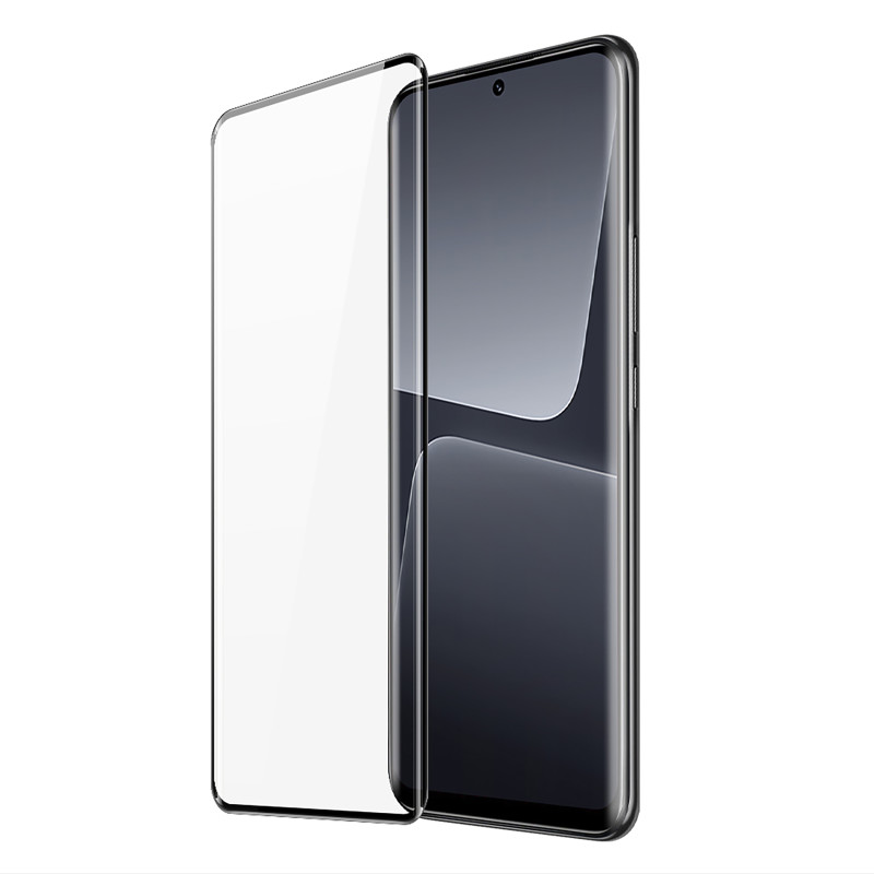 Dux Ducis grūdintas stiklas Curved Xiaomi 13 Pro viso ekrano grūdintas stiklas su rėmeliu, juodas
