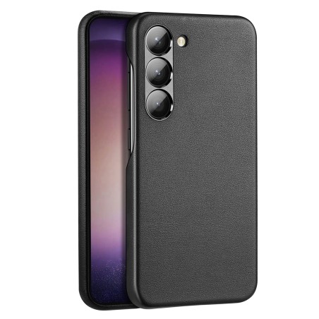 Dux Ducis Grit dėklas Samsung Galaxy S23, elegantiškas dangtelis iš dirbtinės odos, juodas Dux Ducis Grit dėklas Samsung Galaxy S23, elegantiškas dangtelis iš dirbtinės odos, juodas
