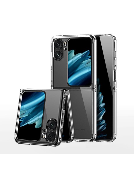 Dux Ducis Clin Case Oppo Find N2 Flip Armored Cover Back Korpusas Permatomas Dux Ducis Clin Case Oppo Find N2 Flip Armored Cover Back Korpusas Permatomas