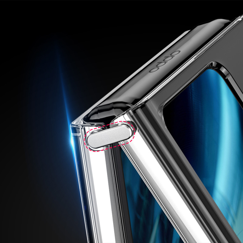 Dux Ducis Clin Case Oppo Find N2 Flip Armored Cover Back Korpusas Permatomas