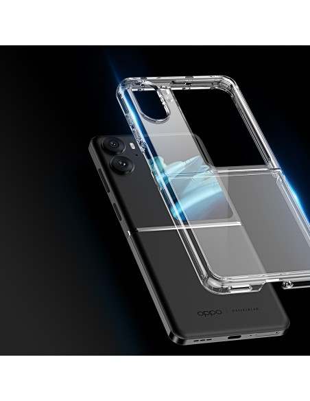 Dux Ducis Clin Case Oppo Find N2 Flip Armored Cover Back Korpusas Permatomas Dux Ducis Clin Case Oppo Find N2 Flip Armored Cover Back Korpusas Permatomas