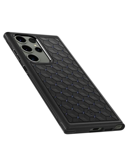 Spigen Cryo Armor dėklas, skirtas Samsung Galaxy S23 Ultra - matinė juoda Spigen Cryo Armor dėklas, skirtas Samsung Galaxy S23 Ultra - matinė juoda