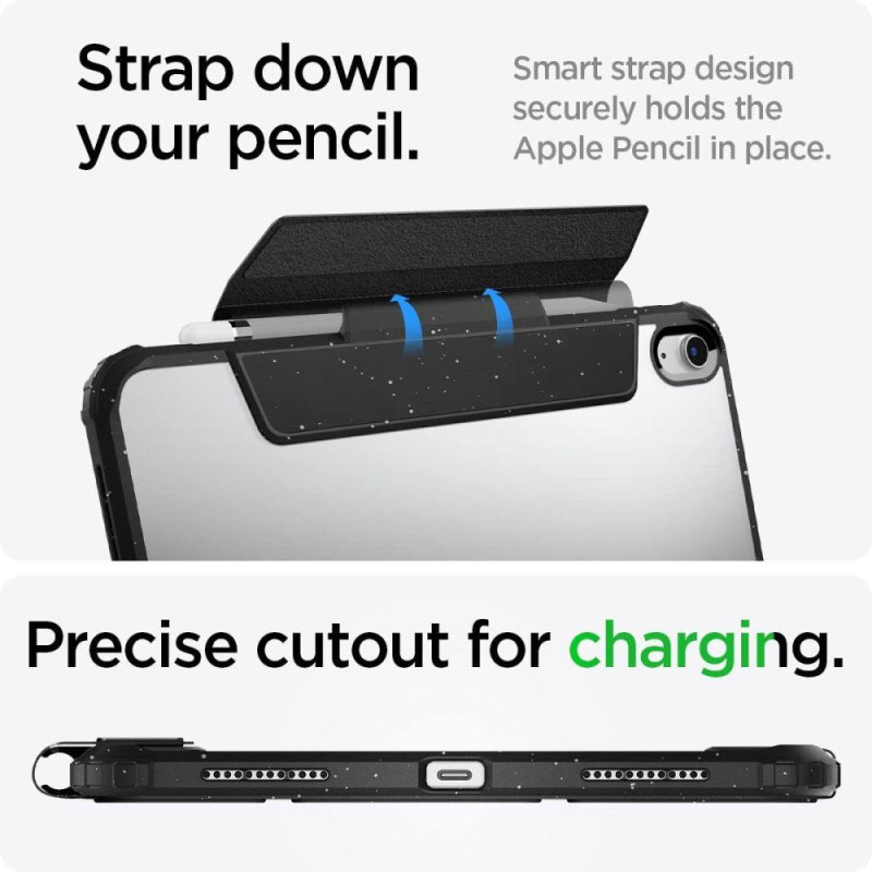 Spigen Ultra Hybrid Pro dėklas, skirtas iPad 10.9& 39 & 39 2022 – pilka ir balta