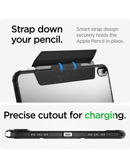 Spigen Ultra Hybrid Pro dėklas, skirtas iPad 10.9& 39 & 39 2022 – pilka ir balta Spigen Ultra Hybrid Pro dėklas, skirtas iPad 10.9& 39 & 39 2022 – pilka ir balta
