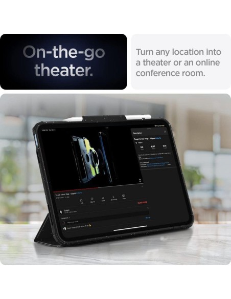 Spigen Ultra Hybrid Pro dėklas, skirtas iPad 10.9& 39 & 39 2022 – pilka ir balta Spigen Ultra Hybrid Pro dėklas, skirtas iPad 10.9& 39 & 39 2022 – pilka ir balta
